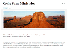 Tablet Screenshot of craigsappministries.com